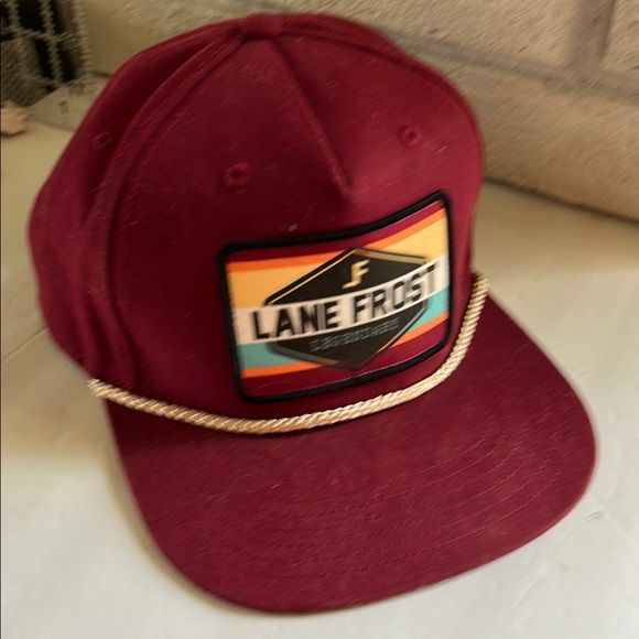 Lane Frost Other - Lane Frost Maroon Cap with Patch
